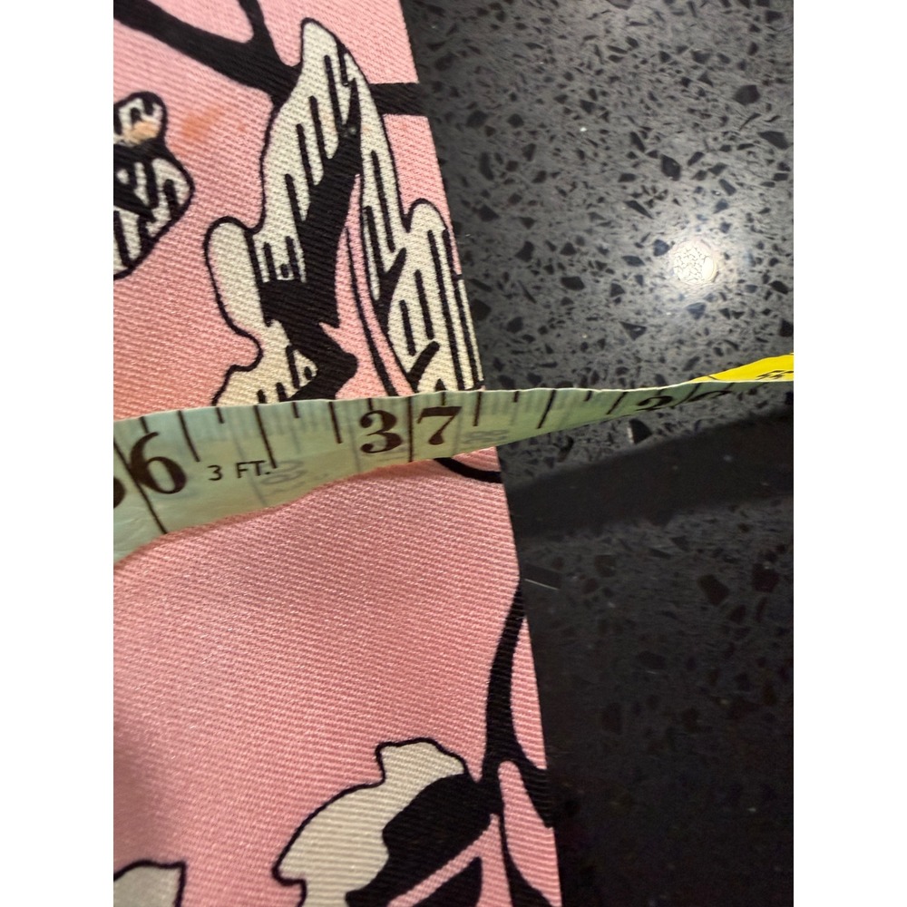 Diane von Furstenberg Pink Floral Wool Silk Fit Flare Dress Size 6 Cocktail - Picture 8 of 9